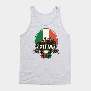 Catania, Sicilia / Retro Italian Region Design Tank Top